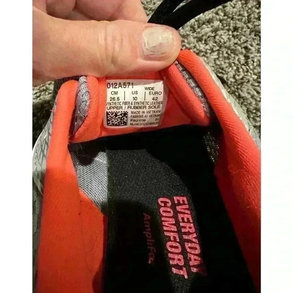 Asics Womens Gel Contend 6 1012A571 Gray Running Shoes Sneakers Size 10 - Picture 9 of 9